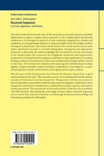 Recurrent Sequences achterzijde