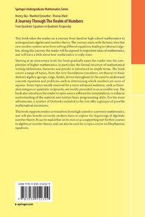 A Journey Through The Realm of Numbers achterzijde