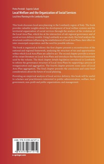 Local Welfare and the Organization of Social Services achterzijde