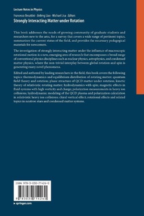 Strongly Interacting Matter under Rotation achterzijde