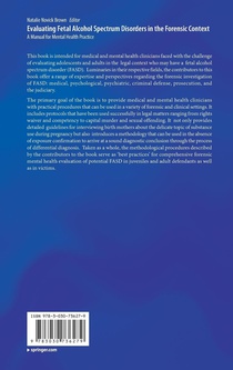 Evaluating Fetal Alcohol Spectrum Disorders in the Forensic Context achterzijde