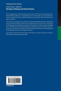 The Basics of Nuclear and Particle Physics achterzijde