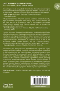 Reformation Hermeneutics and Literary Language in Early Modern England achterzijde