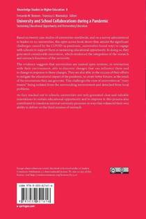 University and School Collaborations during a Pandemic achterzijde