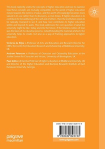 Higher Education and Love achterzijde