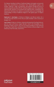 The Palgrave Handbook of African Traditional Religion achterzijde