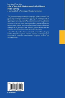 Atlas of Non-Desirable Outcomes in Cleft Lip and Palate Surgery achterzijde
