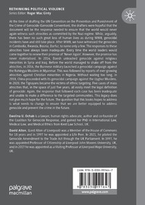 State Responses to Crimes of Genocide achterzijde