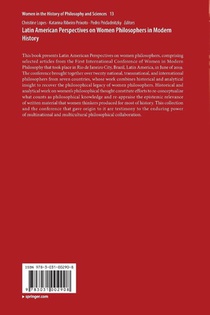Latin American Perspectives on Women Philosophers in Modern History achterzijde