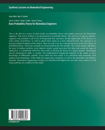 Basic Probability Theory for Biomedical Engineers achterzijde