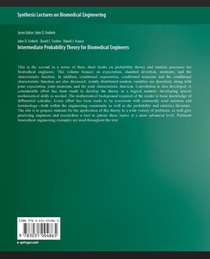 Intermediate Probability Theory for Biomedical Engineers achterzijde