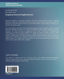Designing for Gesture and Tangible Interaction achterzijde