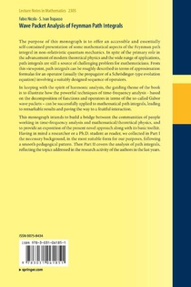 Wave Packet Analysis of Feynman Path Integrals achterzijde