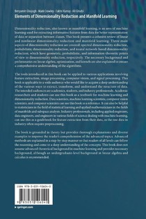 Elements of Dimensionality Reduction and Manifold Learning achterzijde