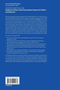 Handbook of Evidence-Based Day Treatment Programs for Children and Adolescents achterzijde