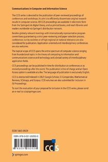 Trandisciplinary Multispectral Modelling and Cooperation for the Preservation of Cultural Heritage achterzijde
