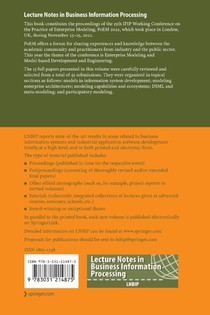 The Practice of Enterprise Modeling achterzijde