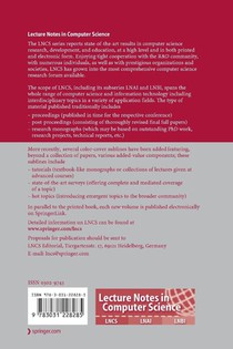 Security, Privacy, and Applied Cryptography Engineering achterzijde
