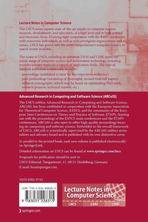 Web and Internet Economics achterzijde