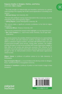 Faith-Based Organizations and Social Welfare achterzijde