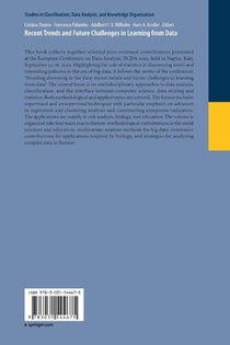 Recent Trends and Future Challenges in Learning from Data achterzijde