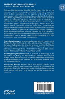 Policing and Intelligence in the Global Big Data Era, Volume I achterzijde