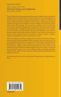 Time Series Analysis and Its Applications achterzijde