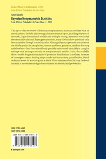 Bayesian Nonparametric Statistics achterzijde