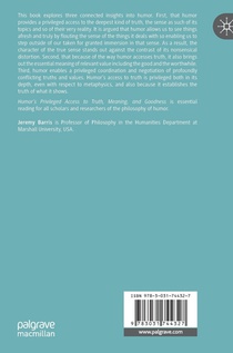 Humor’s Privileged Access to Truth, Meaning, and Goodness achterzijde