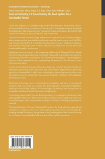 Food and Industry 5.0: Transforming the Food System for a Sustainable Future achterzijde