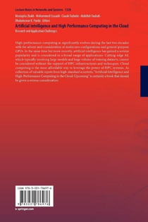 Artificial Intelligence and High Performance Computing in the Cloud achterzijde
