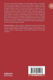 Legal Formulae achterzijde