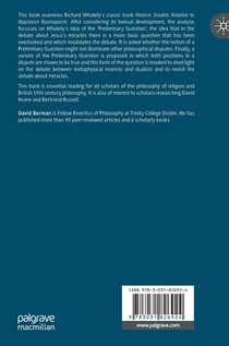 Whately's Historic Doubts about Napoleon's Existence and the Preliminary Question achterzijde