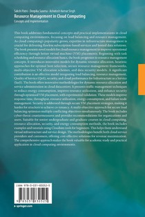 Resource Management in Cloud Computing achterzijde