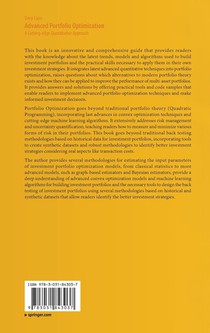 Advanced Portfolio Optimization achterzijde