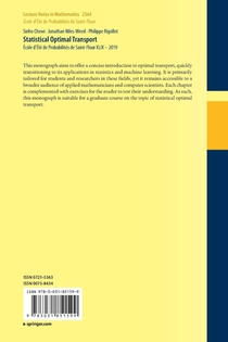 Statistical Optimal Transport achterzijde