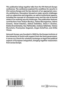 Challenges, risks and threats for security in Europe achterzijde