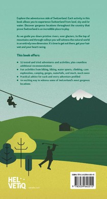 Schoutens Melinda: Fresh Air Adventures Switzerland achterzijde