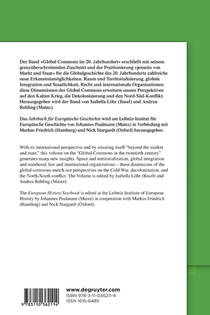 Jahrbuch fur Europaische Geschichte / European History Yearbook, Band 15, Global Commons im 20. Jahrhundert achterzijde