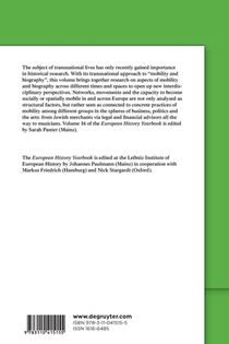 Mobility and Biography achterzijde