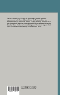 Uber W.G. Sebald achterzijde