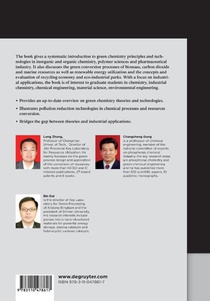 Green Chemistry and Technologies achterzijde