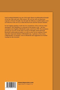 Essay on a New Theory of the Human Capacity for Representation achterzijde
