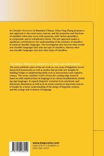 Classifier Structures in Mandarin Chinese achterzijde