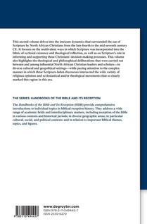 The Bible in Christian North Africa, The Bible in Christian North Africa achterzijde