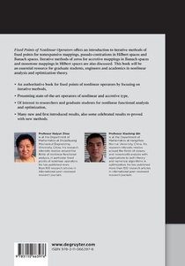 Fixed Points of Nonlinear Operators achterzijde
