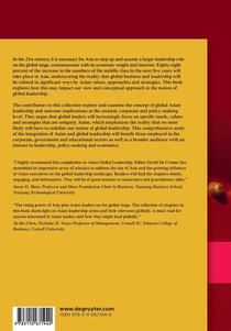 On the Emergence and Understanding of Asian Global Leadership achterzijde