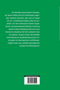 Sprache(n) Im Exil achterzijde