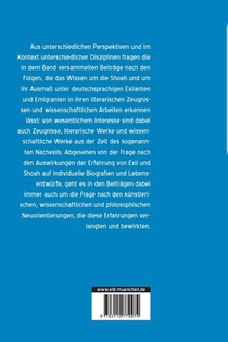 Exil Und Shoah achterzijde