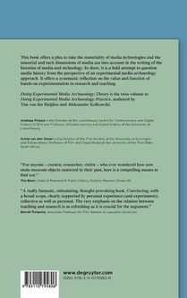 Doing Experimental Media Archaeology achterzijde